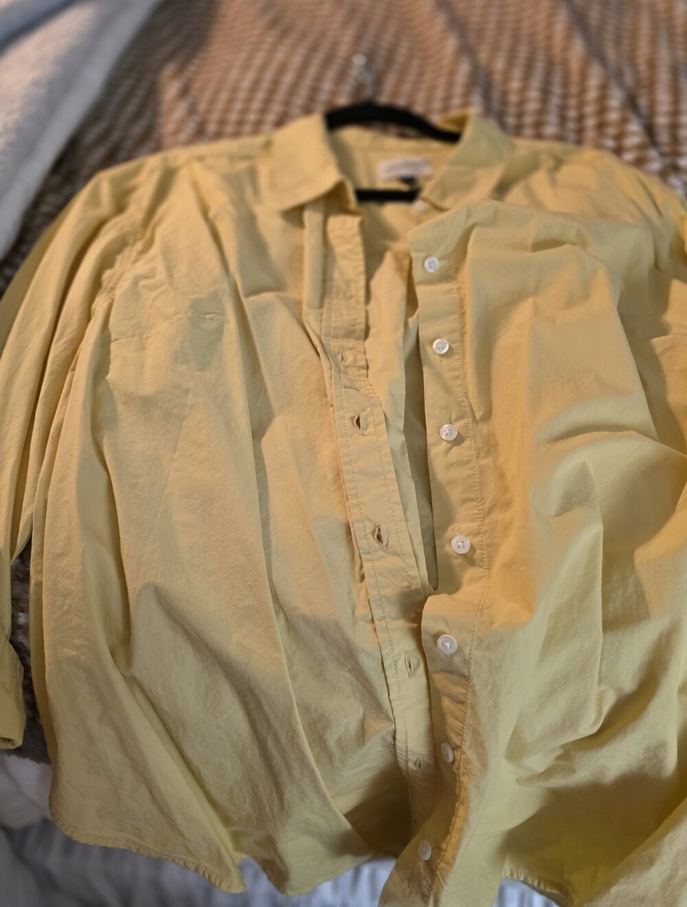 Universal Thread Yellow Button-Front Shirt